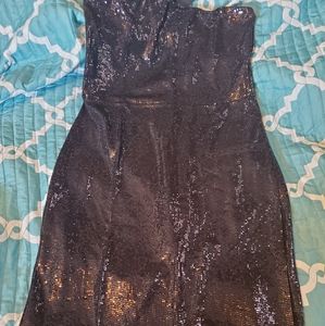 Fashion nova sequin black dress 2x